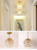 Crystal Chandelier for Bedroom, Hallway, or Living Room - European/American Style, 2025 Model