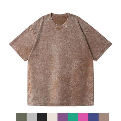 Herren-T-Shirt aus Baumwolle, einfarbig, Rundhalsausschnitt, kurzärmlig, lockeres T-Shirt, Sommer, Vintage-Urlaubs-T-Shirt für Männer, atmungsaktiv, leicht, weich, Pullover