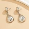 Elegant Water Droplet Pendant Earrings for Women Trendy Charms Large Drop Earrings Female Accessories 2026 Fashion Jewelry Girls