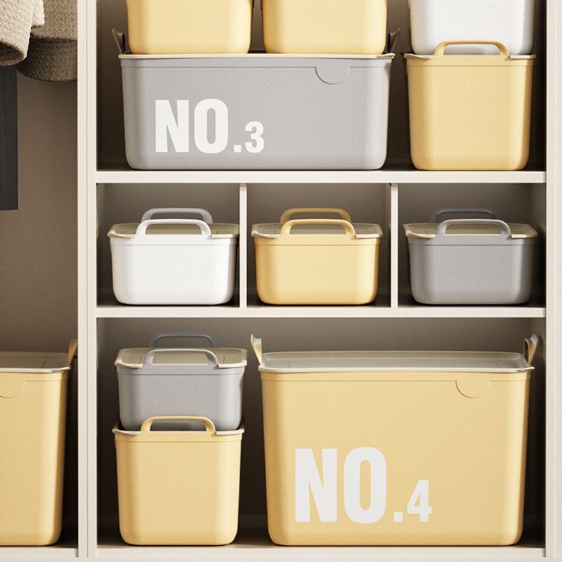 Cream-Style Storage Box for Daily Sundries, Home Socks, Dorm Room Desk Organization