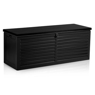 Garden Box 143.5 X 57 X 53.5 Cm 390 Liters Black