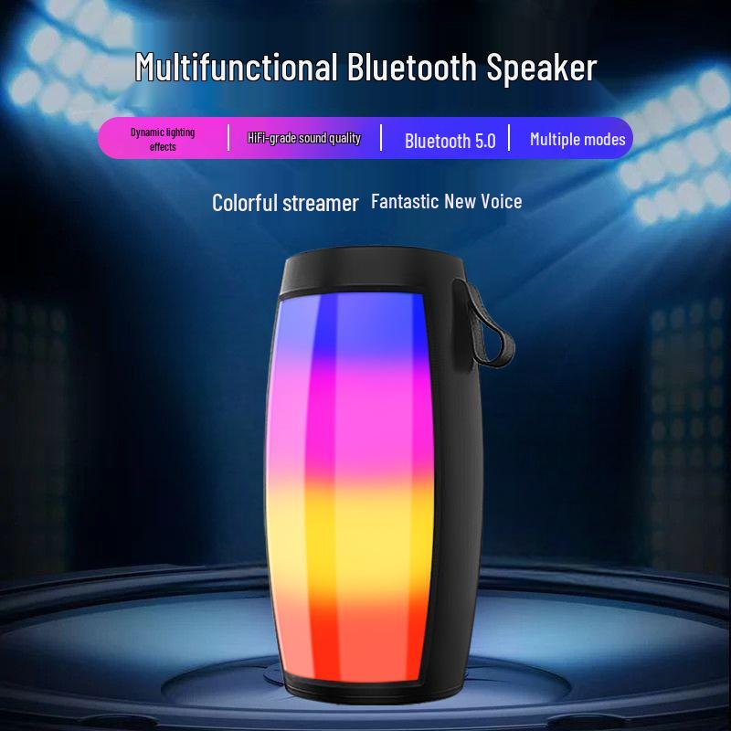 Shocking Sound: High-Quality Bass Bluetooth Speaker with LED Atmosphere Light - Model 1202
