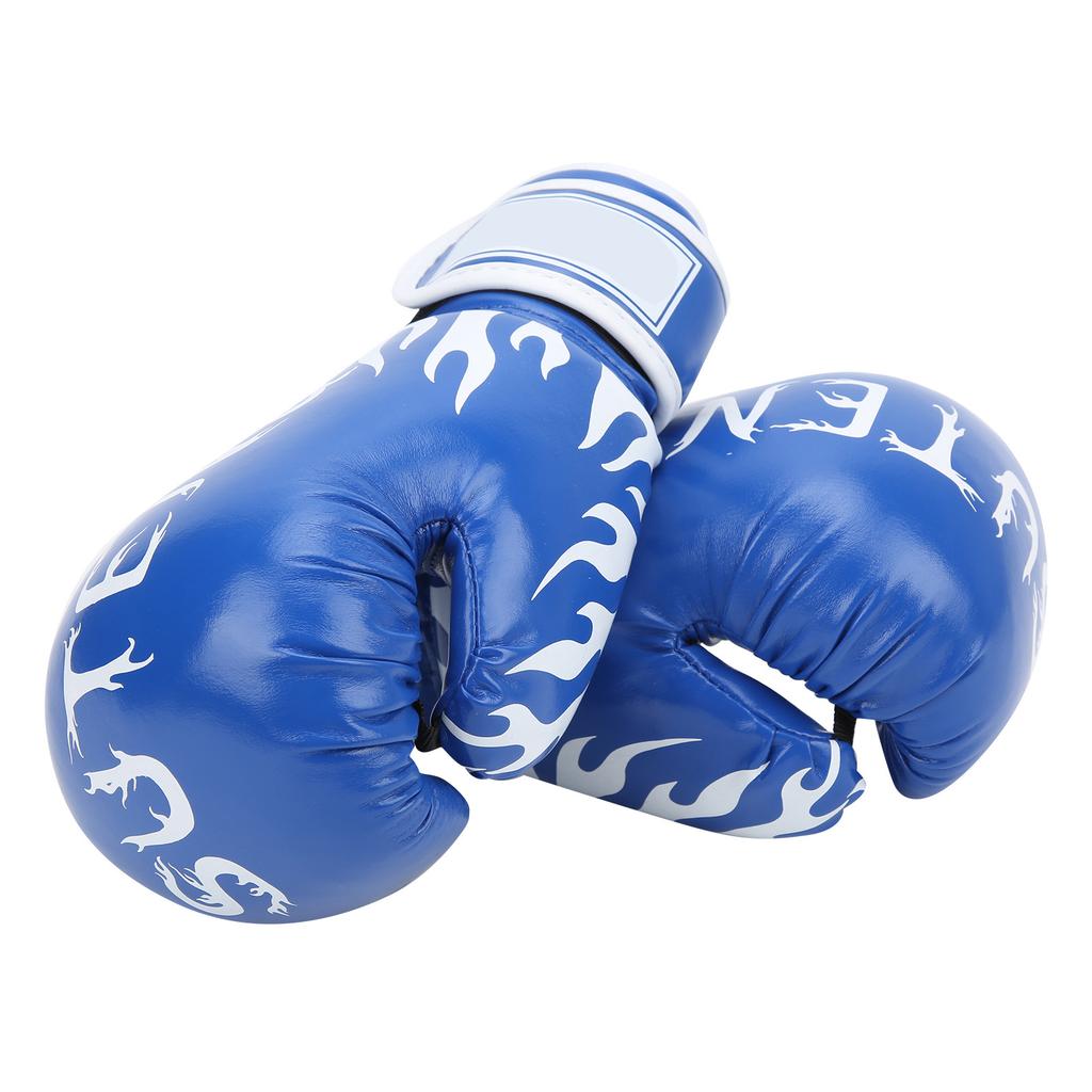 2PCS Kid Boxing Gloves Children Hand Protection for Fighting Striker Bagwork Outdoor Sport Blue