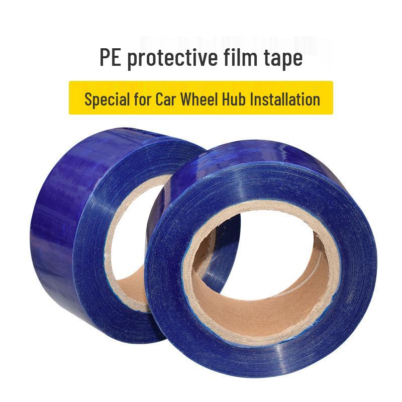 PE Blue Tire Rim Protection Tape - Residue-Free Installation