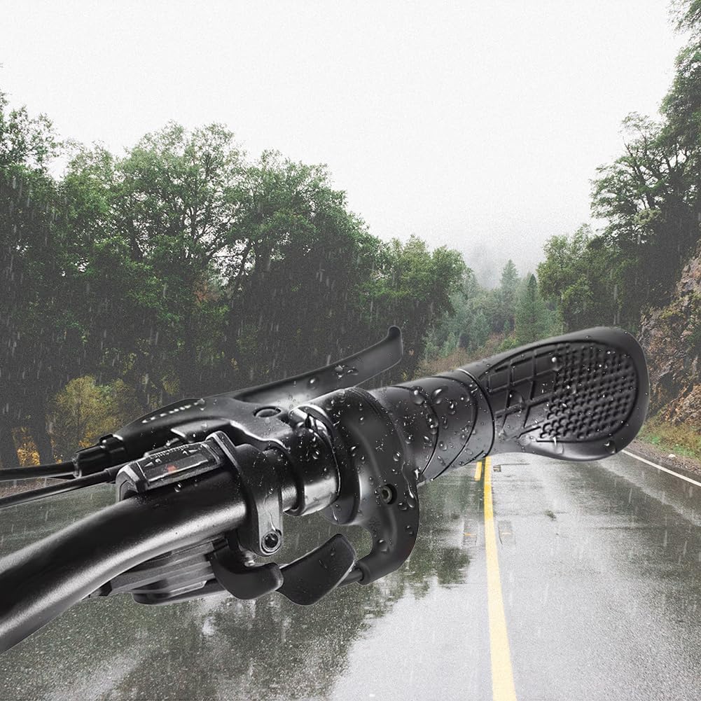 Joyzan Half Twist Throttle, 20X Electric Bike Right Handle Conversion Kit Ebike Scooter Grip Parts Waterproof Universal Speed Modified Drive Motor