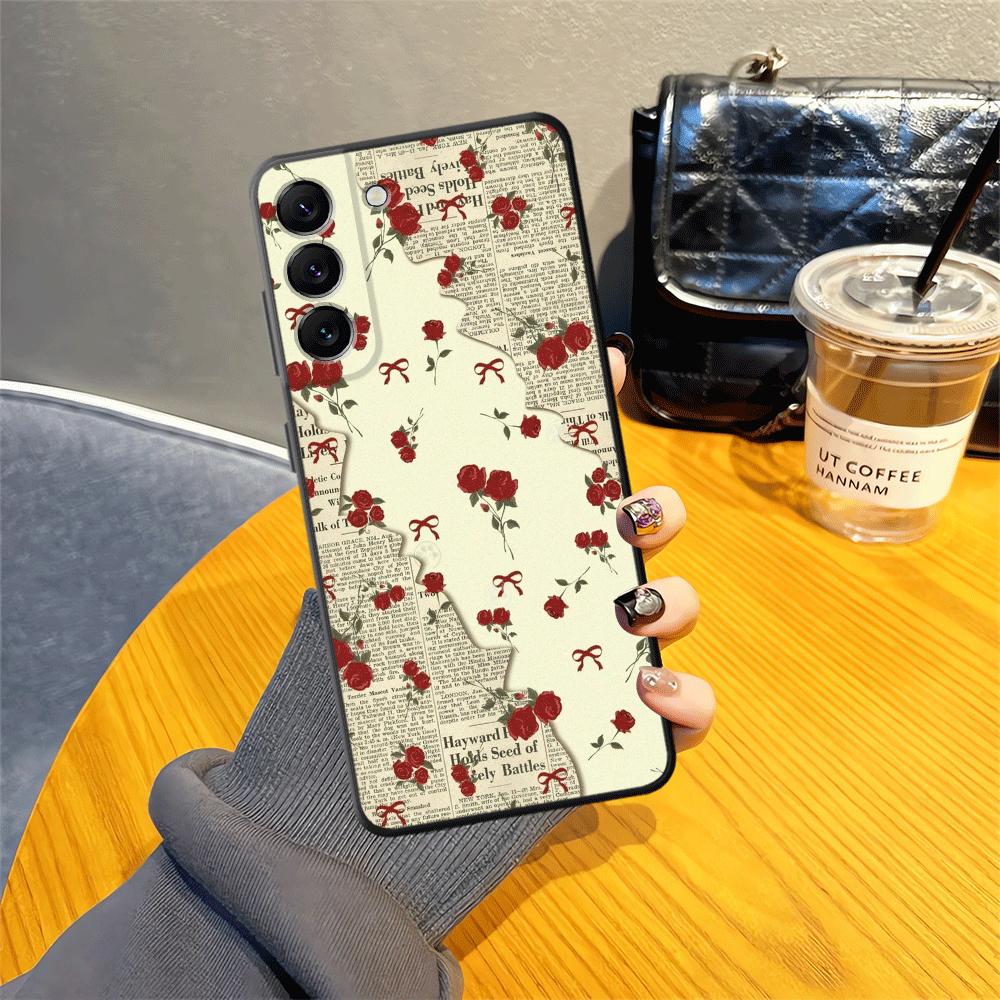 

Rose Bow Phone Cover Case for Samsung Galaxy A53 A17 A25 A16 A37 A12 A55 A41 A52 A36 A73 A51 A57 A15 A06 A50 A23 A13 A05 A70 Galaxy A37