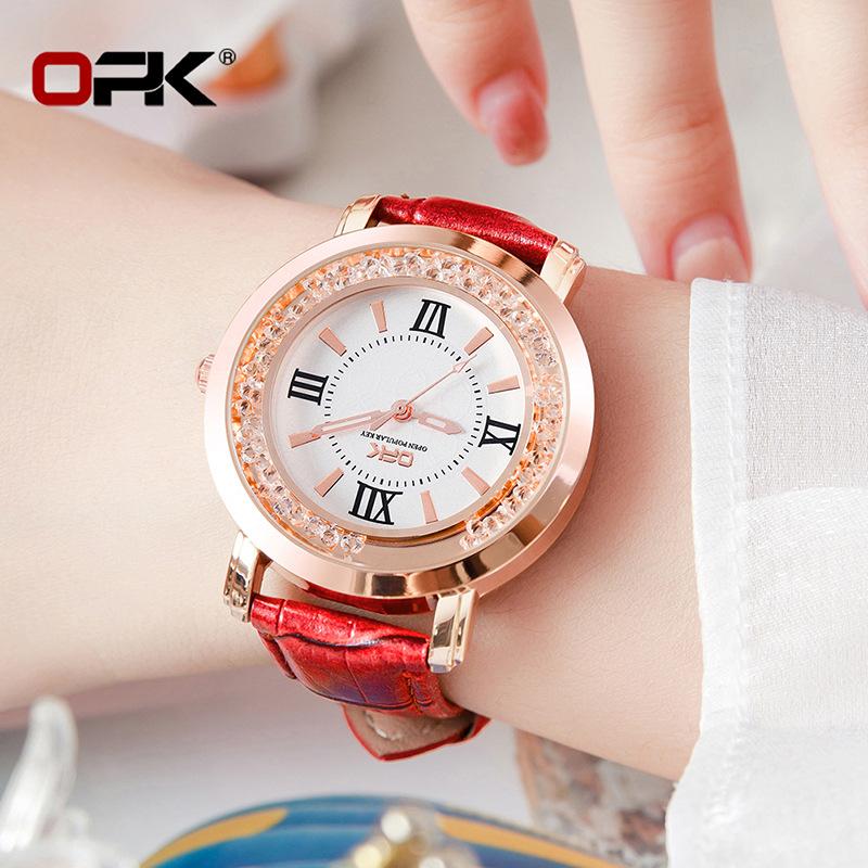 OPK Brand 8611 Watch Night Light Quartz Watch Women Watch