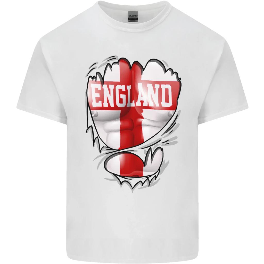 Gym St Georges Cross English Flag England Kids T-Shirt Childrens