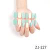 16 Strips Nail Polish Sticker Nail Stickers Set for UV Lamp Designer Nails Polish Wraps Fashion Nail Art Sticker