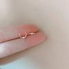 New Minimalism Earring 925 Silver Needle Allergic Protection Mini Small Heart Stud Earrings for Women Girls Jewellery
