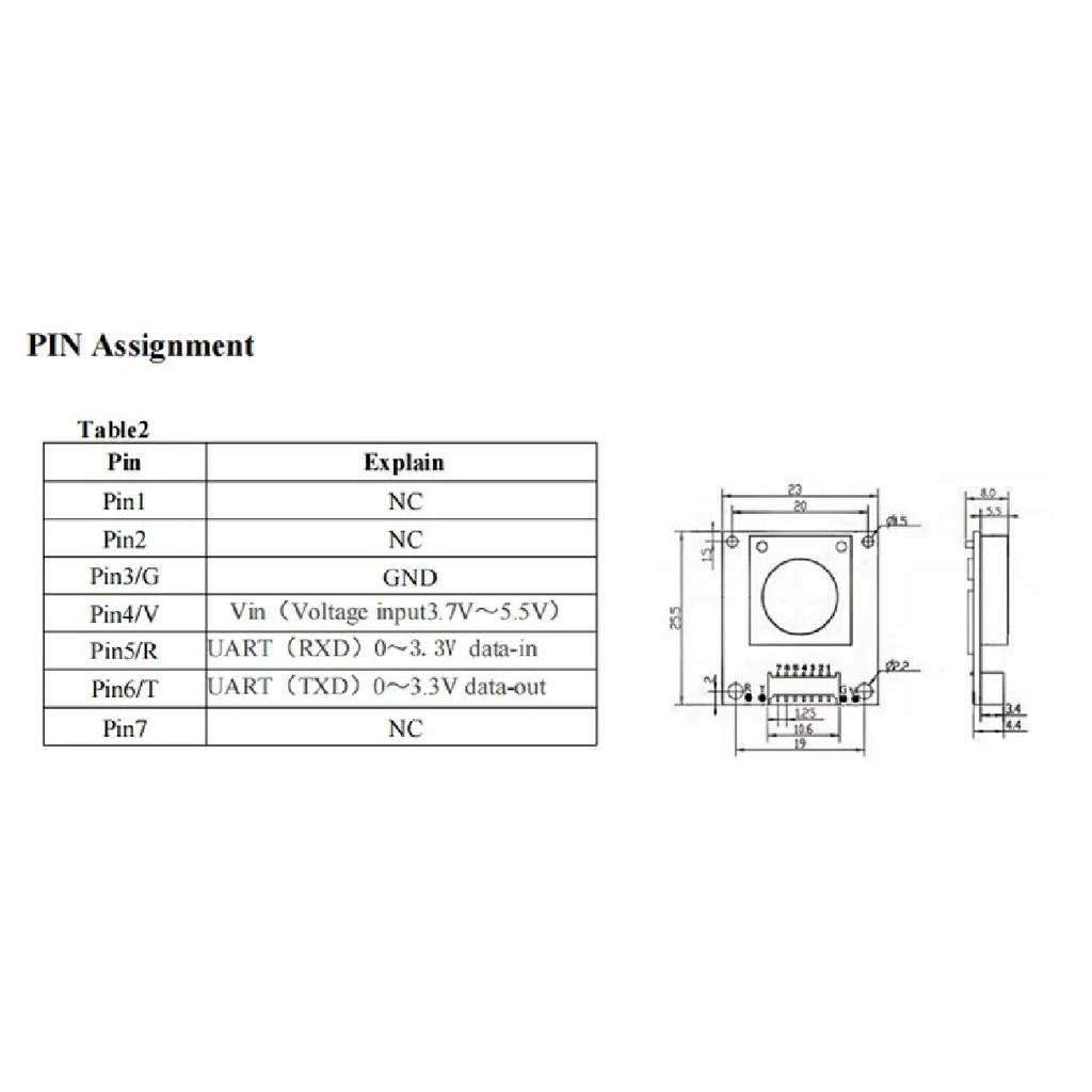 1PCS YYS Electrochemical NH3 Ammonia Gas Sensor Indoor Air quality Environmental Monitoring SC05-NH3