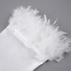 Spring Women's Nightgown Cardigan Feather Satin Robe Loose Long European American Bathrobe Ladies Home Wear