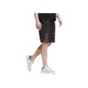 Adidas Neo Logo Print Drawstring Shorts Men Bottoms Black HM2034