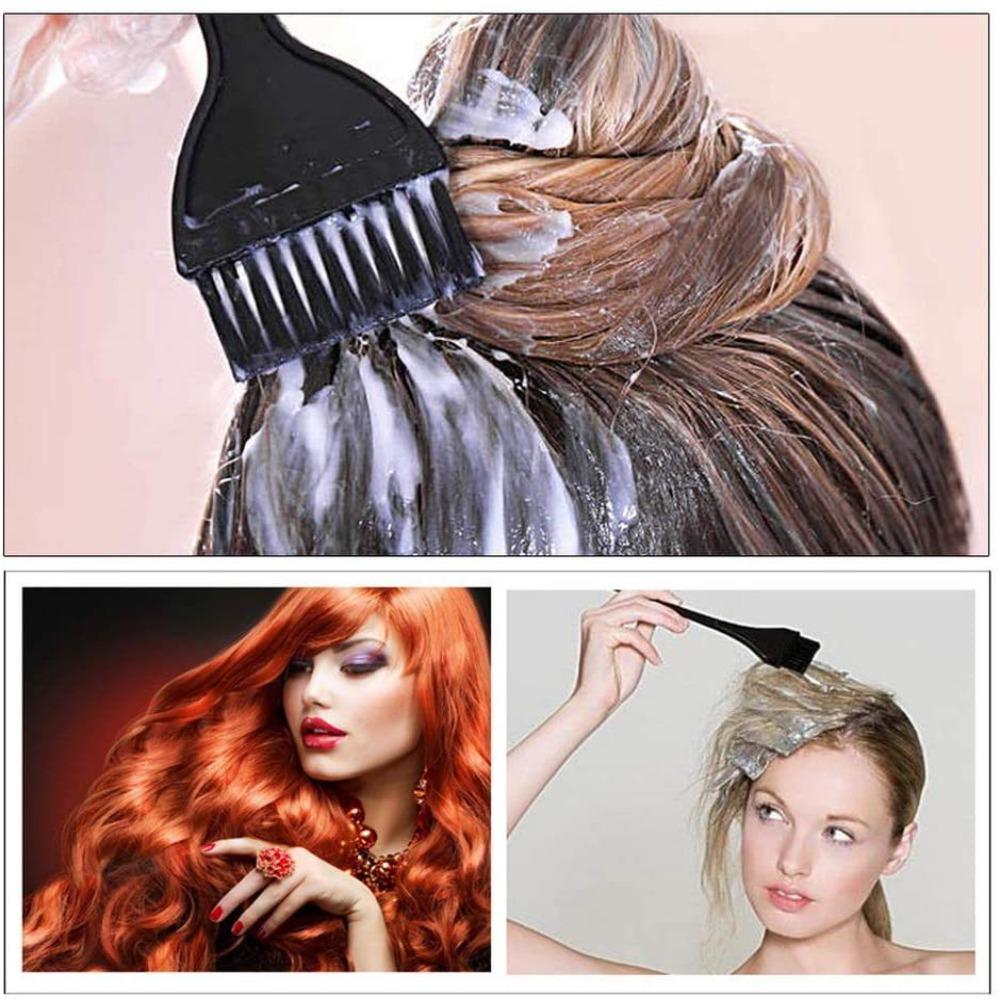 6Pcs/Set Dual-Sided Hair Applicator Brush Hair Highlight Dyeing Board Plate  Hairdresser