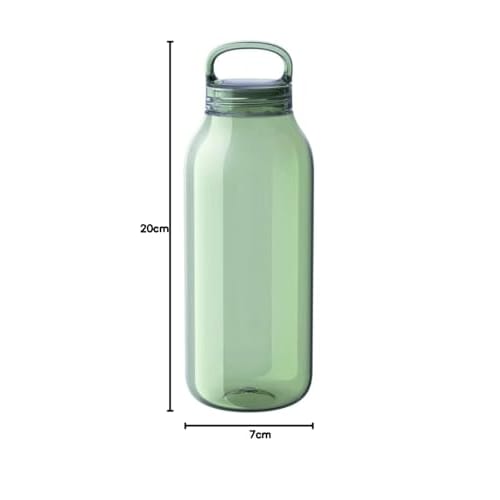 KINTO Water Bottle, 500ml, Green, Lightweight, Dishwasher Safe, My Bottle, 20135