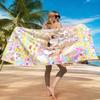 Vintage Anime Girl Beach Towel Quick-drying Super Absorbent Suitable for Swimming Beach Vacation Pool Gym Summer Gift for Friend