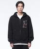 Artistwear [Atw X Twoface] Space Out Zip-Up Hoodie_Bk