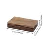 Paint Box with Mixing Tray Portable Wooden Compact Palette for