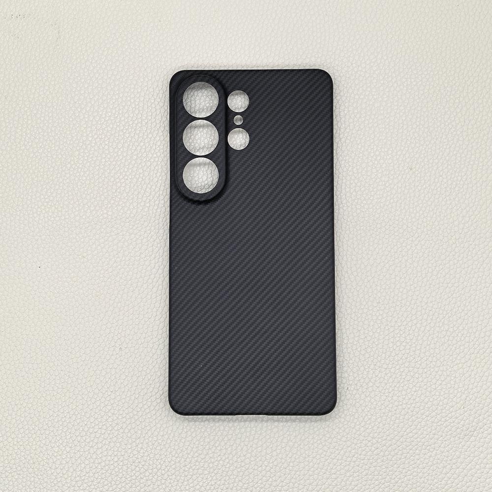 

Ультратонка кейс з чистого вуглецевого волокна Kevlar для Samsung Galaxy S23 S24 26 Ultra Plus Комерційний Арамідовий волокно Ударостійкий чохол For S23 Plus