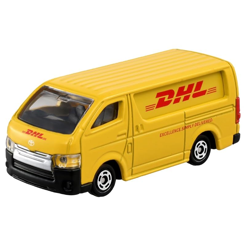 TAKARA TOMY Tomica №. 102 Миниатюрная игрушечная машинка - Грузовик доставки DHL (3 года и старше)
