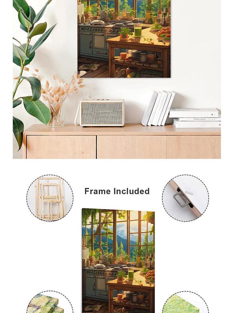 Nordycka Sztuka Minimalistyczna: Plakat krajobrazowy w wysokiej rozdzielczości do dekoracji salonu