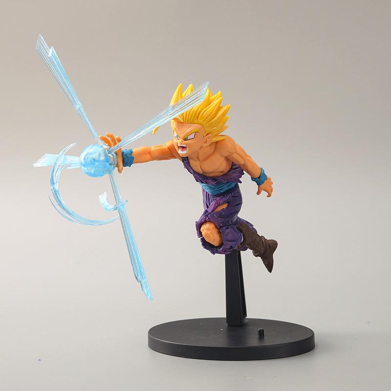

Anime Dragon Ball Z Son Gohan Super Saiyan 2 Nirvana Kamepai Qigong Action Figure PVC Model Dolls Collections Toys Kids Gifts No box