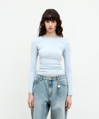 Kueoumeon Double Cutoff Long Sleeve (Light Blue)