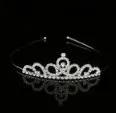 Exquisite Princess Crystal Tiara Crown Headband Children Girls Love Bride Prom Wedding Party Accessories Jewelry Gifts New