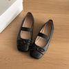 Retro French shallow mouth flat sole shoes women's 2025 new fashion summer ballet style with skirt Mary Jane women's shoes