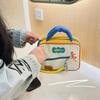 Makeup Capacity Large Bag Fashion Cute Color Contrast Travel Wash Portable Style