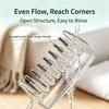 Compact Essential Oil Infusion Hair Comb 1Pcs Scalp Massage Oil Applicator Brush for Travel Home Salon Use