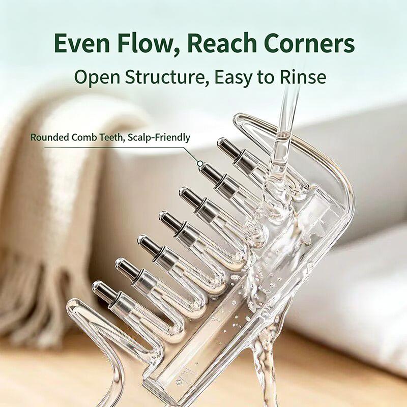 Compact Essential Oil Infusion Hair Comb 1Pcs Scalp Massage Oil Applicator Brush for Travel Home Salon Use