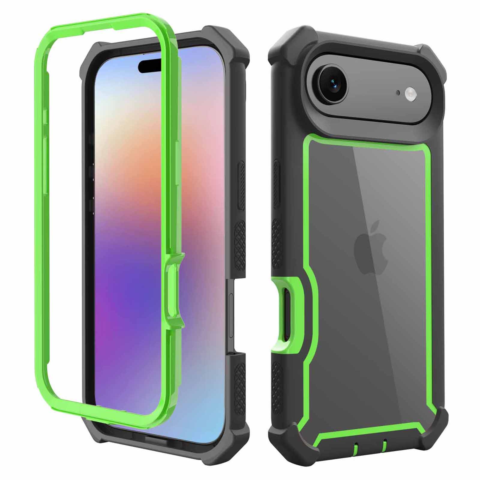 

For iPhone Air Case Reinforced Corner Design TPU + PC Shockproof Phone Cover