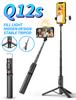 GAZ-Q12S Mobile Phone Selfie Stick Rotating Fill Light Hidden Integrated Multi-function Built-in Tripod Live Broadcast Bracket