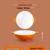 Melamine Double-Ear Bowl for Spicy Hot Pot & Ramen - Large Imitation Porcelain Tableware