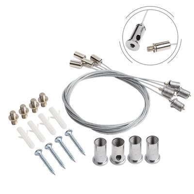 Adjustable Ceiling Bracket Ceiling Bracket For Home Use Adjustable Ceiling Mount 1 Meter Steel Cable 4 Mounting Points