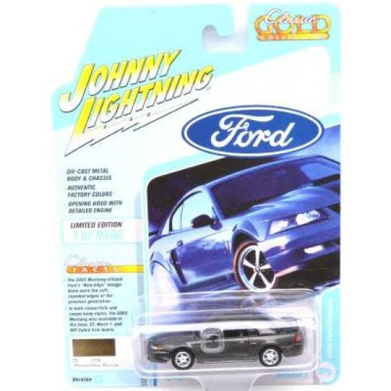 Johnny Lightning 164 scale “CLASSIC GOLD COLLECTION” “2003 FORD MUSTANG (MINERAL GRAY METALLIC)”