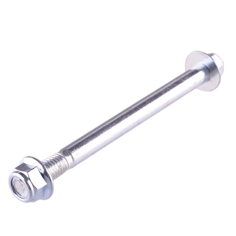 2Pcs Engine Mount Bolt Set 105mm 110mm For Pit Dirt Bike Motor Motorcycle Metric Hex Head Flange Silver