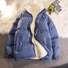 Women Thicken Parka Stand Collar Cotton Padded Jackets Female Thicken Winter Coats