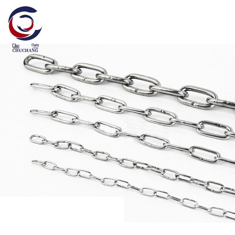 304 Stainless Steel Long Link Decorative Chain