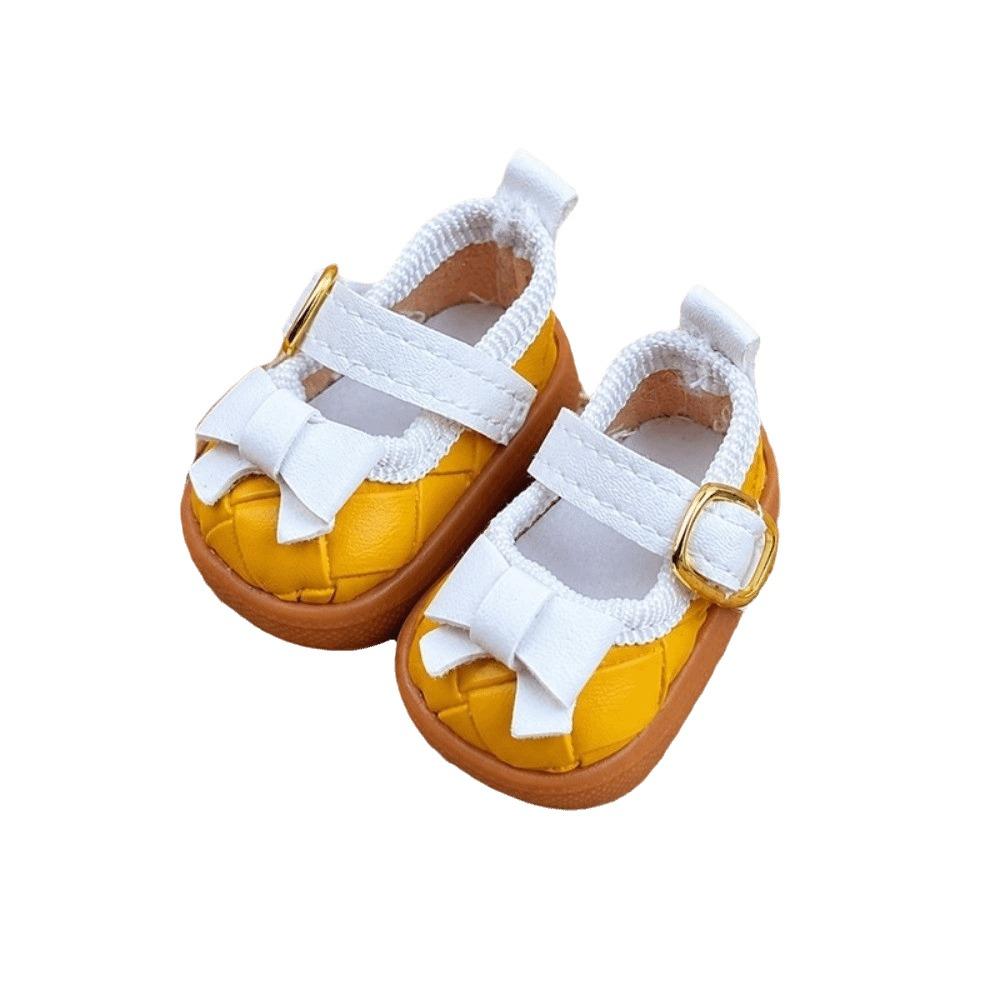 1Pair Cute Style Mini Doll Sneakers Lace Up Doll Footwear New Doll Shoes  For Potato Mia Doll