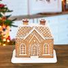 Christmas Cabin Incense Burner Resin Cottage Incense Burner Ornament Creative for Table Centerpiece Decor