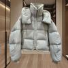 Korean Style Loose Fit Short Length Thick Warm Hooded Cotton Coat For Women