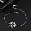Plane Charm Bracelet Stainless Steel Aircraft Airplane Adjustable Chain Bracelets On Hand Pulsera Jewelry Gift for Women