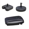 Sun Umbrella Base: Mobile Water-Fill Plastic Beach Umbrella Stand with Center Pole Accessory