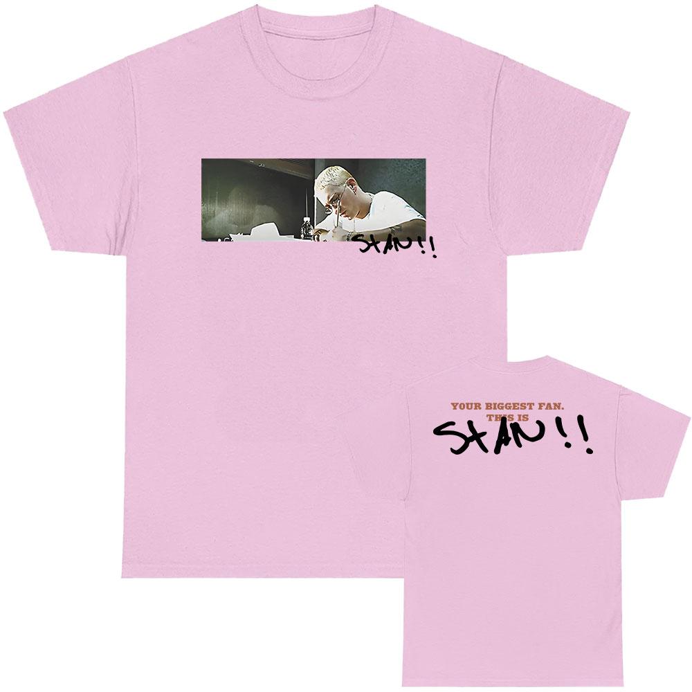 

EMINEM STANS GFX НАЙБІЛЬШИЙ ФАНАТ Футболка з коротким рукавом Бавовняна Чоловіча Футболка Повсякденна Мода Унісекс Вуличний Стиль Хіп-Хоп Чоловічий Одяг Футболка XL