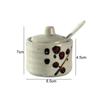 Retro Ceramic Seasoning Jars Salt and Pepper Shakers Kitchen Spice Tools Spice Organizer Jars Seasoning Box Kitchen Accessories