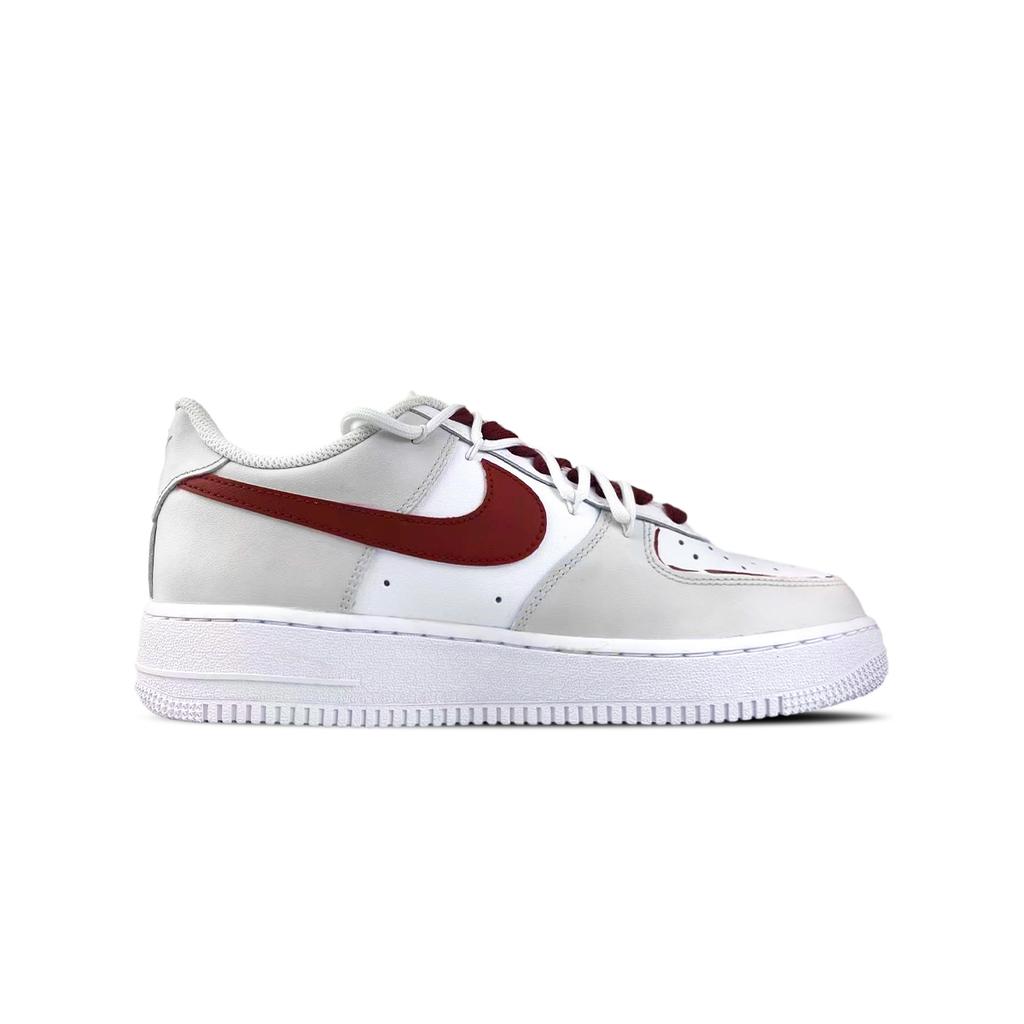 Nike Air Force 1 BNK Blush Letter Low Top Skateboard Shoes Unisex White Red CW2288-111(Team1771-)
