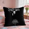 Anime DDeath NNote Cushion Cover Square Short Plush Pillow Case Living Room Sofa Home Decor Funda X