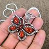 Carnelian Gemstone Handmade 925 Sterling Silver Jewelry Pendant 1.65" KKG-284